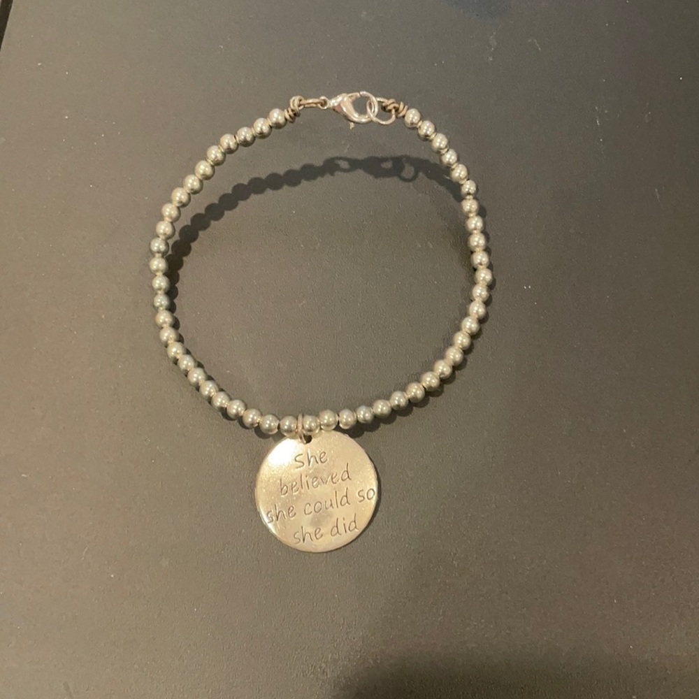 She believed she could so she did bracelet